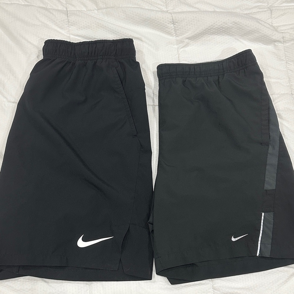 Nike Black and Gray Athletic Shorts Duo